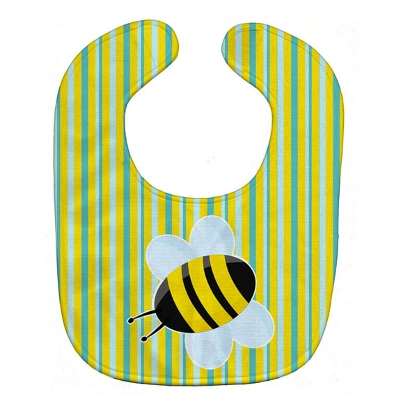Bee on Stripes Baby Bib