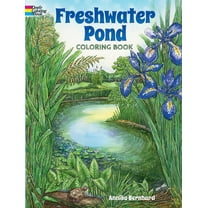 Dover Nature Coloring Book Freshwater Pond Coloring Book, (Paperback)
