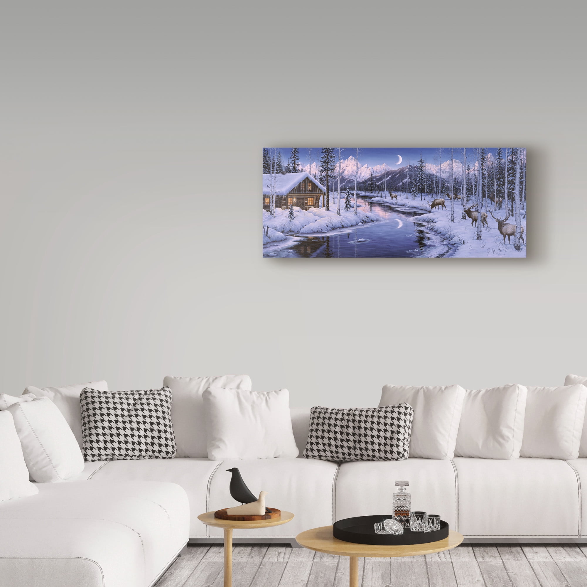 Trademark Fine Art 'Winter Silence' Canvas Art by Jeff Tift