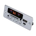thumbnail image 5 of 02EBT-DX Tablero decodificador de llamadas manos libres para vehículo de automóvil Control remoto Bluetooth (Plata), 5 of 5