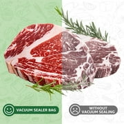 BoxLegend Vacuum Sealer Bags, 2 Pack 8x50,11x50 Combo Vacuum Seal Rolls for Food, 100 feet, Clear