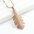 thumbnail image 5 of Feather Urn Necklace Hold Cremation Ashes Keepsake Memorial Jewelry Feather Love Memorial Urn Jewelry Urn Necklaces for Ashes Funeral Cremation Jewelry for Ashes Keepsake Urn Necklace, 5 of 6