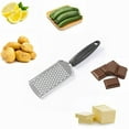 thumbnail image 2 of PENGXIANG Internet’s Best Stainless Steel Grater - Soft Grip Handle - Large Grating Surface - Blade Protector - Peeler Ideal Hand Grater for Hard Fruit, Root Vegetables, Nuts, Cheese, 2 of 7