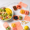 thumbnail image 5 of Cook with Color Dual Compartment Mini Snack Box with Lids, BPA-Free, 30-Pack, Pink, 5 of 5