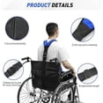 thumbnail image 4 of Wheelchair Safety Belt Torso Support Vest, Adjustable Shoulder Straps Non-Slip Wheelchair Safety Belt for The Elderly, Patients, Medical Vest Anti-Fal, 4 of 4