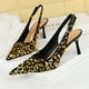 thumbnail image 2 of Zapatos de tacón alto con cuña de lujo y lentejuelas para mujer, sandalias puntiagudas de diseñador con tiras en los tobillos, zapatos de fiesta de moda con purpurina dorada y plateada, 2 of 6