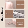 thumbnail image 6 of Electronics Accessories Organizer Travel Cable Storage Bag with Compartments for Headphones Mouse Pens Makeup and Office Essentials, Lightweight Zipper Pouch for Business Trips and Daily Commute, 6 of 6