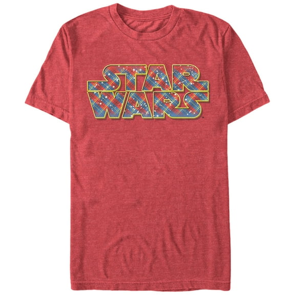 Men's Star Wars Christmas Logo  Graphic Tee Red Heather 3X Large