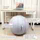 thumbnail image 3 of Silla de bola para sentarse de 65 cm para oficina, dormitorio y hogar, pelota de yoga para ejercicios de pilates con cubierta, solución ergonómica liviana y autónoma para activar la postura con mango, 3 of 5
