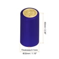thumbnail image 2 of Uxcell 100 Pack Heat Shrink Wine Bottle Caps, 1.18" Wine Shrink Wrap Sleeves Cap, Blue, 2 of 6