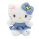 thumbnail image 1 of Muñeco de peluche Sanrio Kitty, azul claro, 35 cm, suave y tierno, 1 of 1