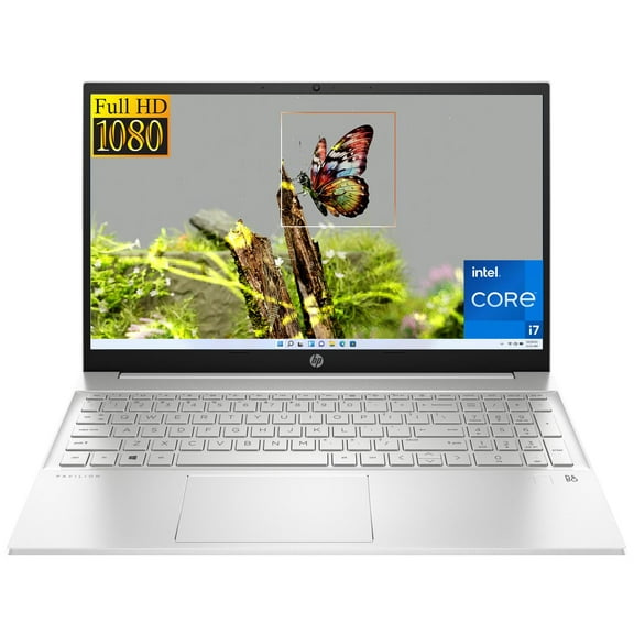 HP Pavilion Laptop, 15.6" FHD IPS Micro-Edge Display, Intel Core i7-1355U, 64GB RAM, 1TB SSD, Intel Iris Xe Graphics, Wi-Fi 6, Fast Charge, Windows 11 Home, Cefesfy Multifunctional Brush