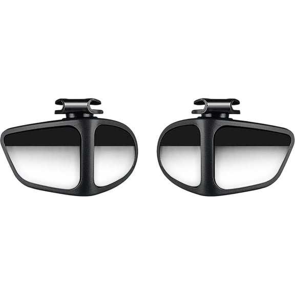 Blind Spot Mirror 2 Pcs, 360 Degree Adjustable Wide Angle Convex Side Mirror for Cars, Suvs, Trucks, Universal Auxiliary Mirror