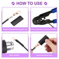 thumbnail image 6 of 12 Pcs 6 AWG - 5/16" Tinned Copper Cable Lugs, Battery Cable End with 12pcs Heat Shrink, 6 of 7