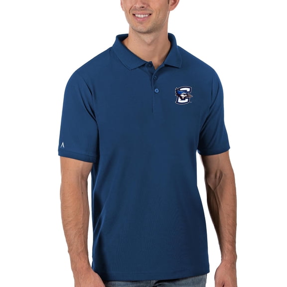Men's Antigua Blue Creighton Bluejays Legacy Pique Polo