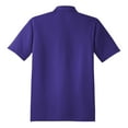 thumbnail image 6 of Mafoose Mens Polyester Micropique Sport-Wick Polo Shirt Purple Small, 6 of 7
