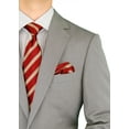 thumbnail image 2 of Mens Side Vent 2-piece Light Gray Wool Modern Fit Suit DTI, 2 of 6