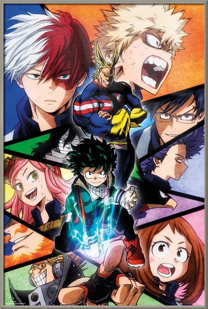 My Hero Academia Framed Manga Anime Tv Show Poster Print Character Montage Size 24 X 36 Walmart Com Walmart Com My Hero Academia Framed Manga Anime Tv Show Poster Print Character Montage Size 24 X 36 Walmart Com Walmart Com