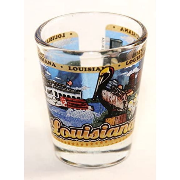 Louisiana State Wraparound Shot Glass