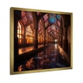 thumbnail image 2 of Designart "Nasir al-Mulk Mosque in Iran II" Spiritual Framed Wall Art Decor - Global Brown Islam Entryway Framed Wall Art Print, 2 of 6