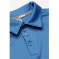 thumbnail image 2 of adidas Golf Kids 3-Stripes Polo Shirt (Little Kids/Big Kids) Trace Royal, 2 of 3
