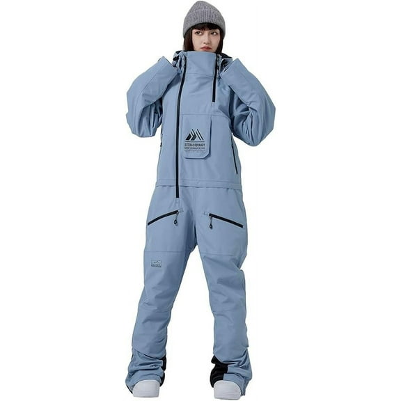 Womens Mens One Pieces Ski Suits Jumpsuits Insulated Waterproof Snowsuits Winter Outdoor Snowboard Coveralls