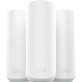 thumbnail image 1 of Restored : NETGEAR Orbi 370 Series Dual-Band WiFi 7 Mesh Network System for Home (RBE373) – Wireless Router + 2 Extenders, Security Features, 5 Gbps, 2.5GB Internet Port, BE5000 (Refurbished), 1 of 6