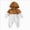 C116-Brown, variant on 6-12 Months Newborn Preemie Boys Girls Underwear Pajamas Rompers Baby Boys Girls Bodysuits Baby Hooded Jumpsuit Brown Rompers Baby Gift
