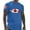 #189-Blue, variant on Men Canada Flag Tee Short Sleeve Distressed Print Crew Neck Casual Regular Fit Soft Cotton Daily Wear Patriotic Top Black M Gifts for Father