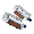 thumbnail image 2 of EeaseMX 1 par de pedal de bicicleta de montaña de aleación de aluminio con accesorio de bicicleta antideslizante Pedal Pedal (Plata), 2 of 7