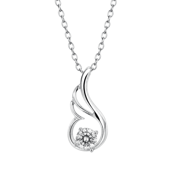 Drop Pendant Necklace for Women with Crystal S Elegant Minimalist Chain Necklace Fashion Jewelry Gift for Daily Wear Party