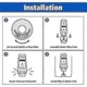 thumbnail image 3 of Water filter compatible with Breville Sage Claro Swiss Oracle Barista espresso machine (2pcs, white), 3 of 4