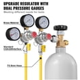thumbnail image 5 of VEVOR Double & Triple Gauge CO2 Regulator 0-60PSI Heavy Duty Draft Beer Check Valve Homebrew CGA320 Iron - 3 Gauges, 5 of 5