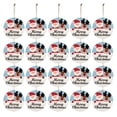 thumbnail image 1 of Adornos navideños Tarjeta colgante de madera de Navidad Decoración de árbol de Navidad de madera de doble cara Wmkox8yii gf9182, 1 of 8