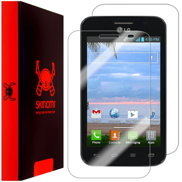 Skinomi Clear Full Body Protector Film Cover For Lg Optimus Dynamic Ii L39c Walmart Com Walmart Com
