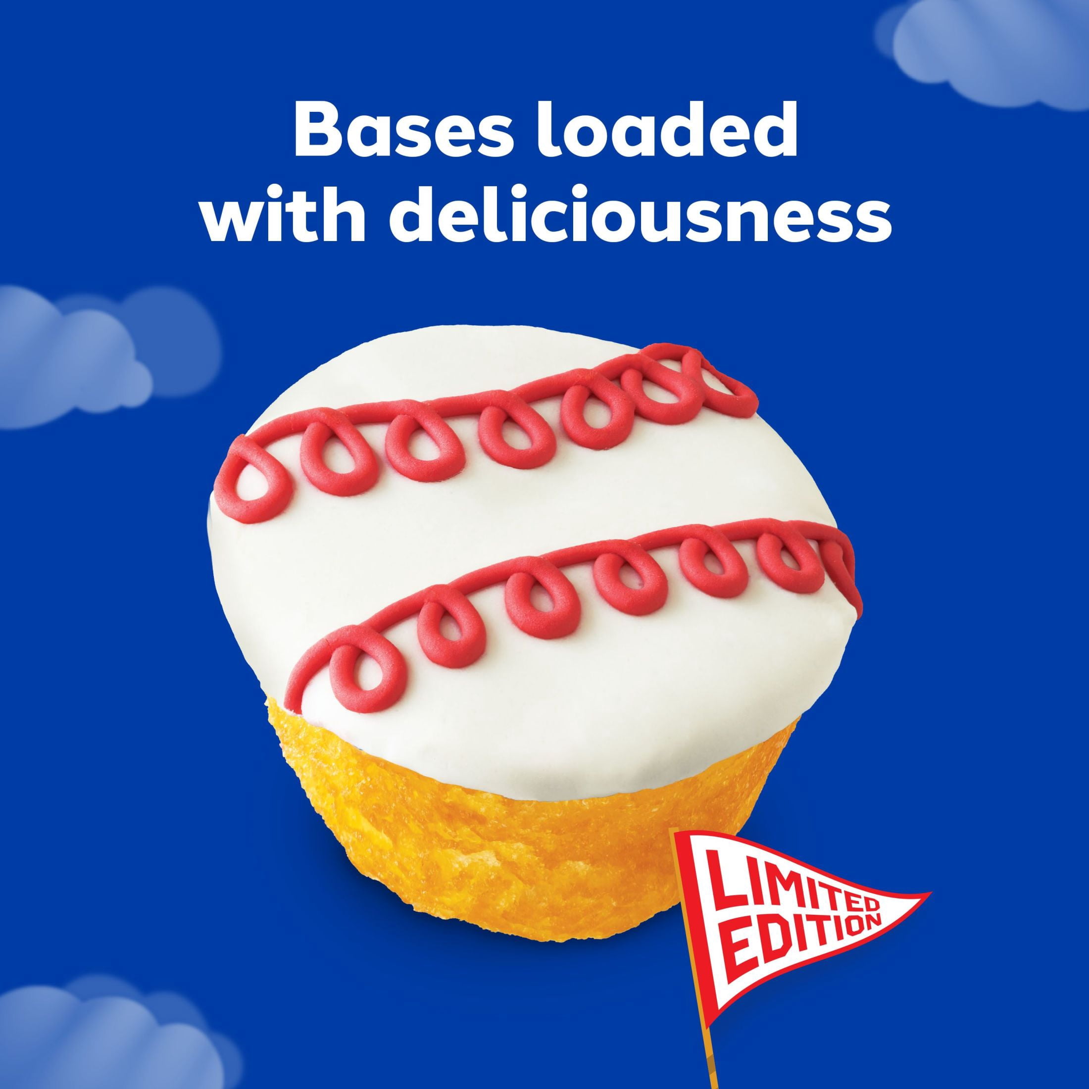 Hostess Cupcakes Baseballs, Limited Edition Frosted Golden Snack Cakes, 12.7 oz Box (8 Cupcakes)