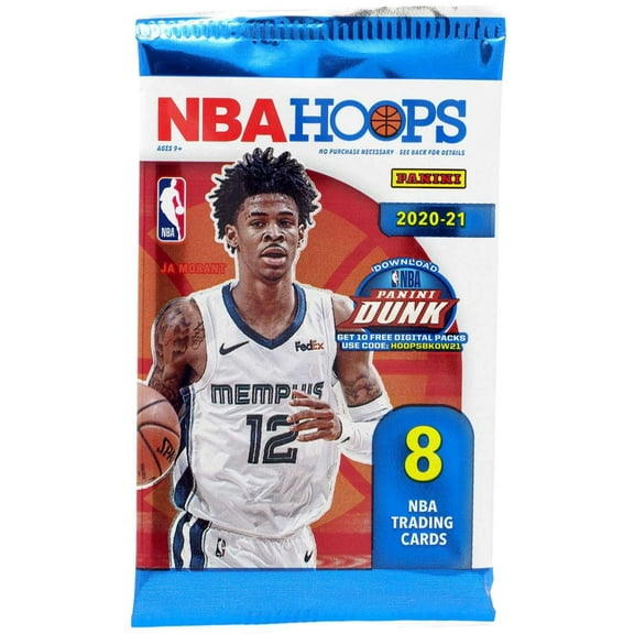NBA Panini 2020-21 HOLIDAY Hoops Basketball Trading Card BLASTER Pack (8 Cards)