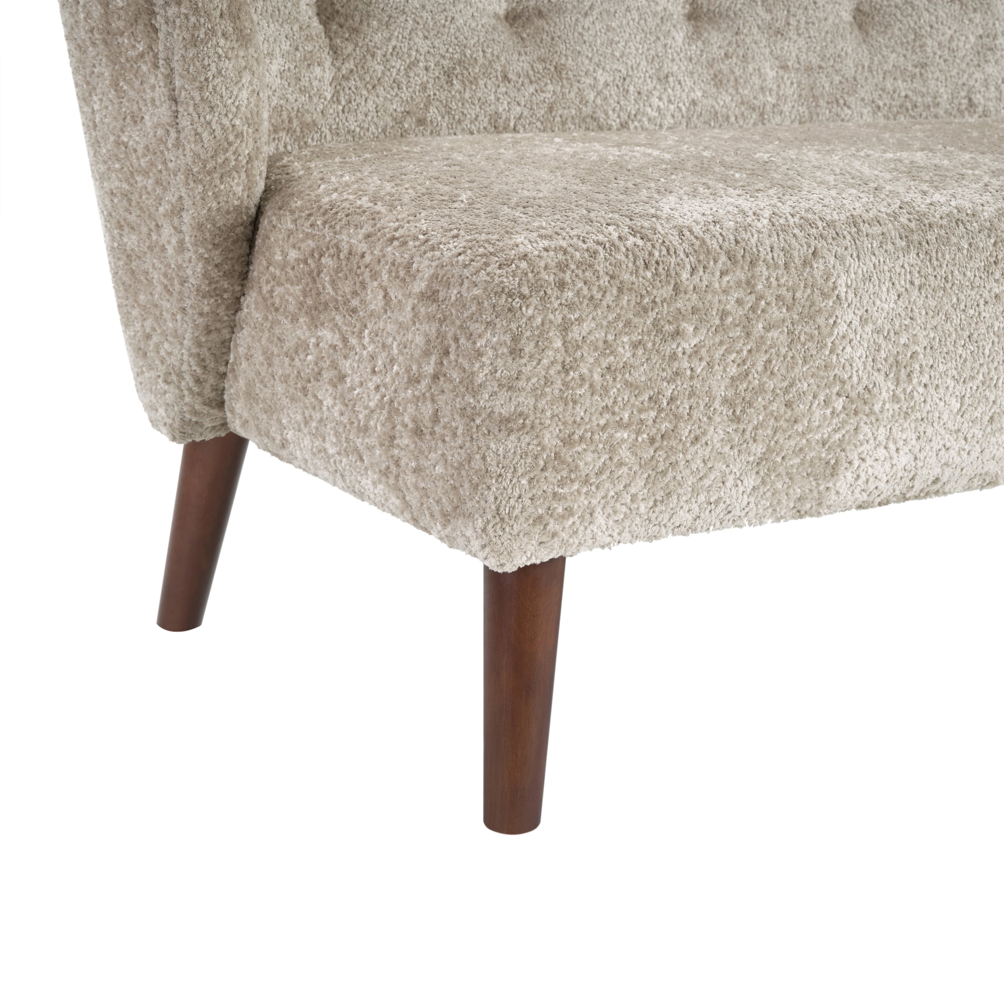 Leumius 73.6" 3-Seater Sofa, Modern Tufted Upholstered Couch Comfy Upholstered Sofa for Living Room, Apartment, Brown