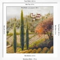 thumbnail image 5 of Art.com Tuscany Vineyard II Art Print by Michael Marcon, White Frame Wall Art, 38" x 38", 5 of 5