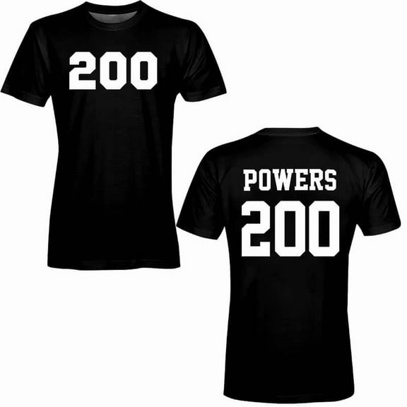 Chad Powers 200 Football Jersey T-shirt Summer Unisex Short-Sleeved Fashion Y2K Casual Stylish Design Tee