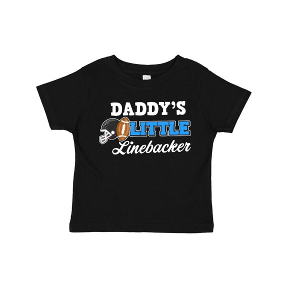 Inktastic Daddys Little Linebacker Boys or Girls Toddler T-Shirt
