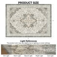 thumbnail image 6 of CHITOOMA 5'x7' Area Rugs for Living Room, Washable Rugs Vintage Soft Living Room Rug for Bedroom Dining Room Dorm Office with Non-Slip Backing, Stain Resistant Non-Shed Carpet, 6 of 9
