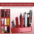 thumbnail image 3 of Soporte para unidad flash USB JBOS de 10 ranuras, rojo, 3 of 7