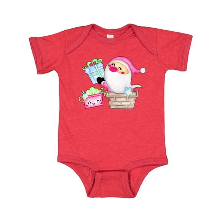 

Inktastic Santa Delivering Christmas Presents Gift Baby Boy or Baby Girl Bodysuit