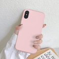 thumbnail image 2 of iPhone Xs Max Case with Screen Protector,Soft Liquid Silicone Gel Rubber Bumper Cover,Slim Fit Shockproof Protective Phone Case for iPhone Xs Max Light Pink, 2 of 8