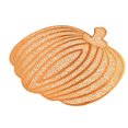 thumbnail image 2 of Fasiaou Store 2 Packs Hollow Out PVC Pumpkin Placemat Non Slip Heat Insulating Waterproof Dining Table Mat for Thanksgiving Party Wedding Decor Western Style Hot Stamping, 2 of 6