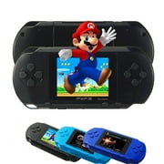SARZI Mini Handheld Game Machine PXP3, 2.7 Inch LCD Screen, 16 Bit, 1GB RAM, with 156 Free games, 2 Game Cards, Black