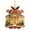 D, variant on 250th Anniversary USA Ornament, White House Shaped Decor, Patriotic Eagle & Flag Print Acrylic Hanging Festive Holiday Decor for History Lovers’ Collections