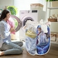 thumbnail image 3 of Frozen Fold-Flat Printed Laundry Tote.15" × 24", 3 of 8