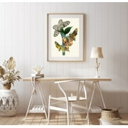Vintage Floral Print, Botanical Print, Flower Art Print, Antique Botanical Print, Floral Wall Art,Painting Art, Dining Room Wall Decor Ideas, Art Deco Frameless 20x30inch